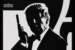 White House publishes image of Trump as James Bond