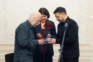 Зеленський відвідав виставку Івана Марчука у Шоколадному будинку в Києві