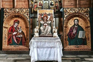 На Прикарпатті у Святодухівську церкву повертають ікону «Ангел Господства»