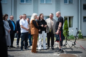 Свириденко відвідала у Вінниці спортивний центр, де займаються ветерани з інвалідністю