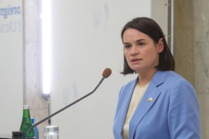 Тихановська: Для нас важливо, щоб Україна бачила у вільній Білорусі партнера, а не загрозу                                                 
