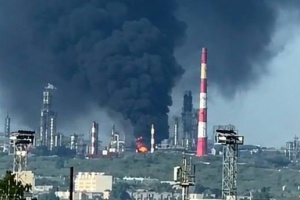 У Генштабі підтвердили, що НПЗ «Сизранський» зупинив роботу після ураження