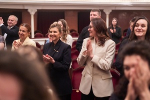 Виставу «Енеїда» від «Театру Ветеранів» відвідали перша леді й урядовці
