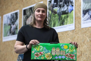 In NATO-Vertretung in Ukraine Ausstellung der Fotojournalistin von Ukrinform eröffnet