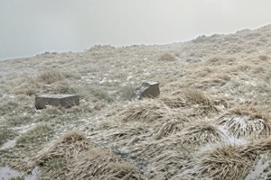 Snowfall in Carpathians as temperature drops to -1°C