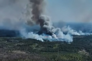 2.400 Hektar Wald in Flammen durch russische Angriffe