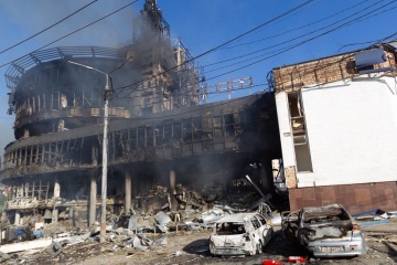 Death toll from massive attack on Kyiv rises to two, 56 injured