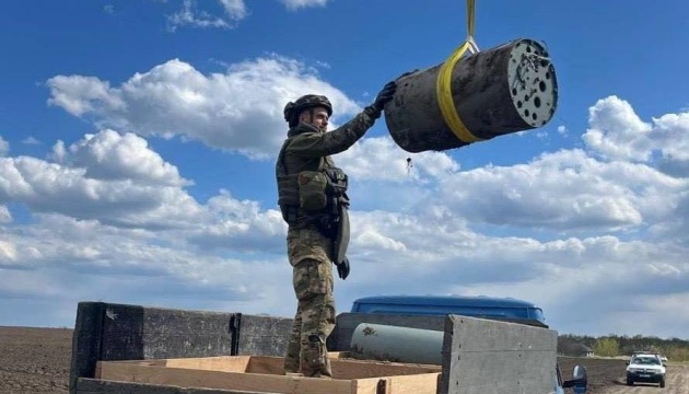 На Кіровоградщині знешкодили російську ракету з двома зарядами по 400 кілограмів