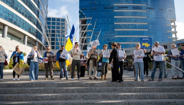 В Ізраїлі пройшла акція проти закупівлі викраденого Росією українського зерна