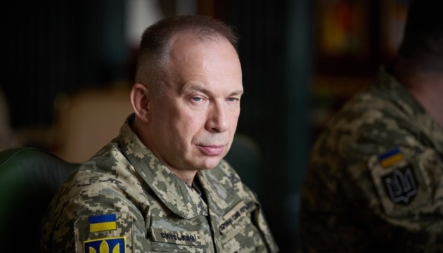 Syrsky visita el sector de Kostiantynivka