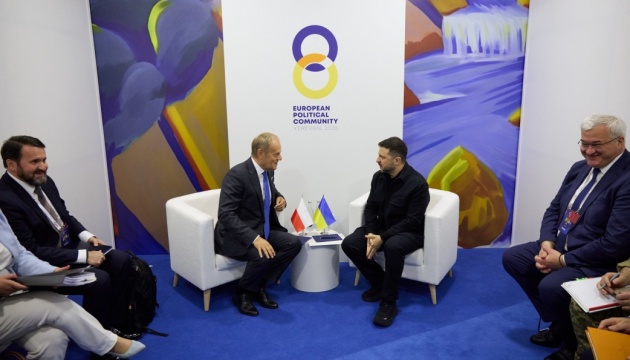 Peace talks, reconstruction, European integration: Zelensky meets with Tusk