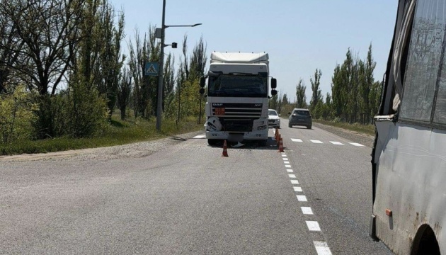 На Миколаївщині у ДТП потрапили вантажівка та маршрутка - п’ятеро постраждалих