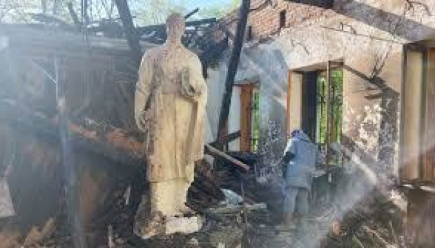 Russian forces strike previously destroyed Skovoroda Museum in Kharkiv region with drone