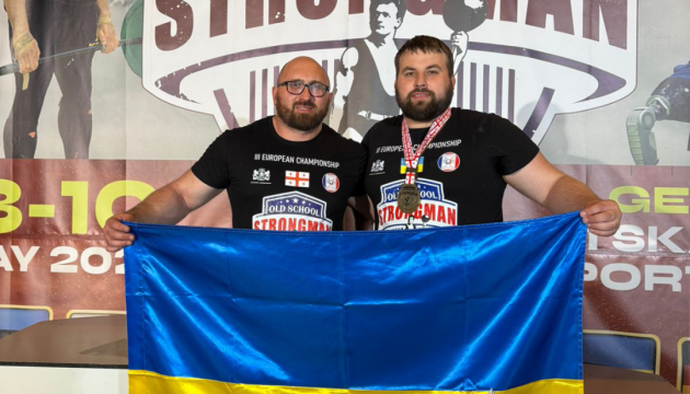 Ветеран з Тернопільщини здобув два золота Євро з богатирського багатоборства