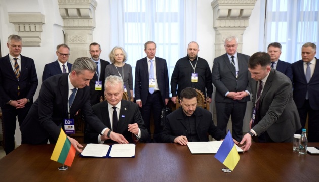 Ukraine, Lithuania sign drone deal to strengthen defense cooperation