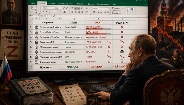 Кремлівський Excel: як увіпхнути 30 років у 109 днів