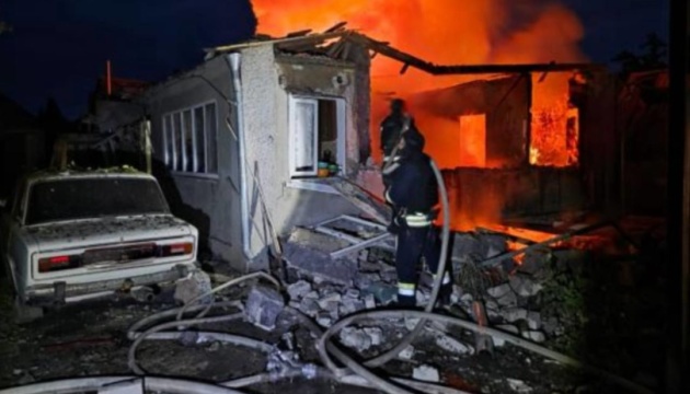 Внаслідок атаки на Вільнянськ поранені четверо людей, двоє з яких діти