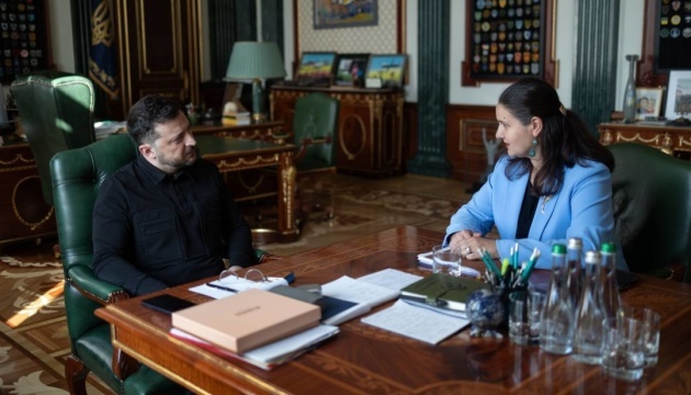 Zełenski rozmawiał z Markarową o oczekiwaniach wobec konferencji na temat odbudowy w Gdańsku