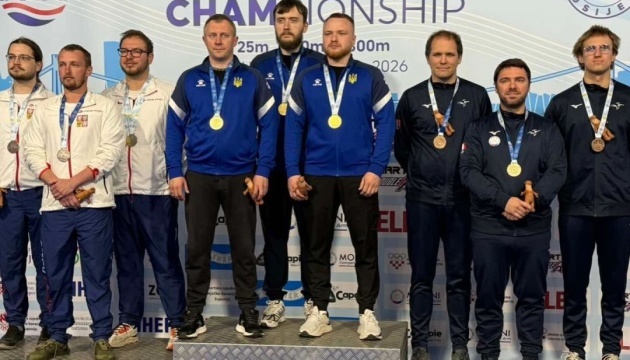 Українці виграли 12 медалей на Євроз кульової стрільби у Хорватії