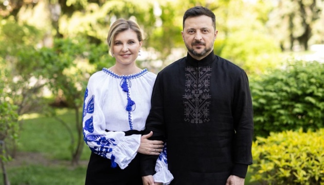 Zelensky, First Lady greet Ukrainians on Vyshyvanka Day