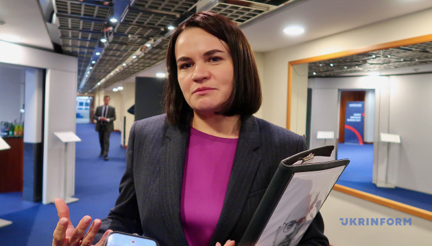 Tsikhanouskaya seeks stronger political and civil society cooperation with Ukraine