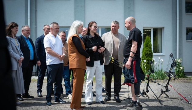 Свириденко відвідала у Вінниці спортивний центр, де займаються ветерани з інвалідністю