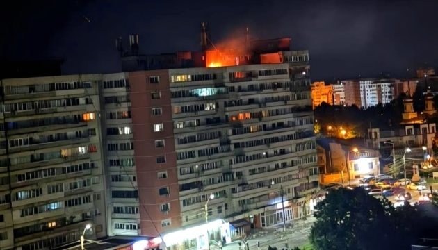 Russian drone crashes into apartment building in Romania, two injured
