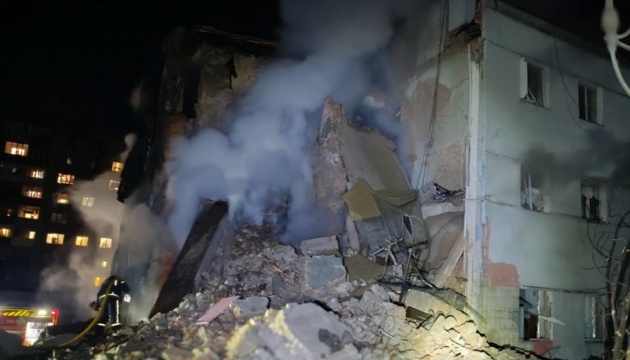 Russians launch massive drone attack on Shostka community