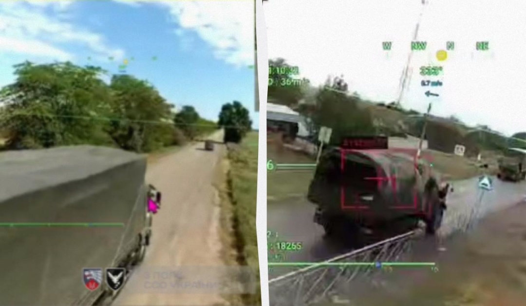 Траса на Крим стала небезпечною для вантажівок / колаж УНІАН