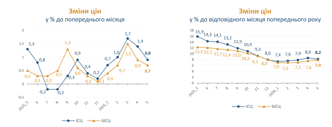 Інфляція в Україні «пригальмувала» до 8,2% річних - Держстат