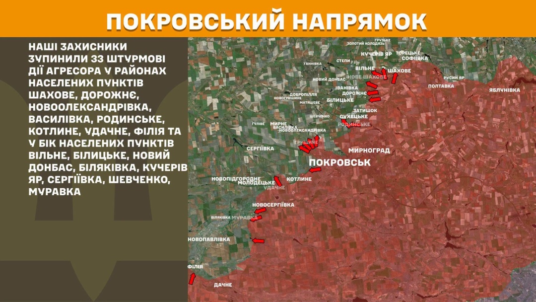 На фронті за добу відбулося 249 зіткнень, Покровський та Гуляйпільський напрямки - найгарячіші