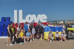 У Ніцці відбувся символічний забіг на підтримку українських ветеранів