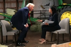 Трамп пішов посеред інтерв’ю через незручні питання
