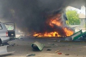 На Дніпропетровщині дві АЗС потрапили під удар росіян, є поранений
