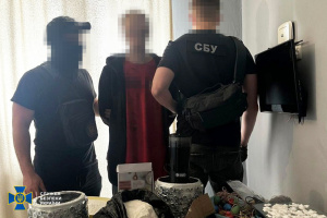 Russian agent detained in Kharkiv after preparing 12 kg of explosives for terror attacks