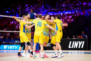 Українські волейболісти здобули другу поспіль перемогу в Лізі націй
