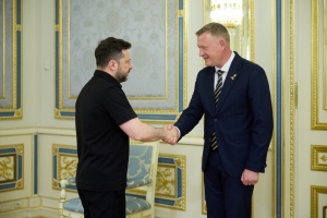 Drone Deal та вступ до ЄС: Зеленський зустрівся із міністром оборони Латвії