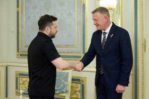 Zelensky meets with Latvian DM to discuss Drone Deal, EU accession