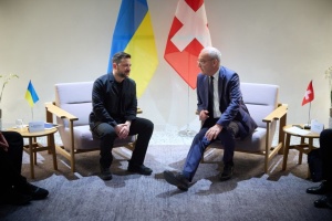Зеленський у Женеві зустрівся з президентом Швейцарії
