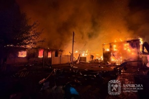 Enemy drone attack on Balakliia injures eight people, including two children