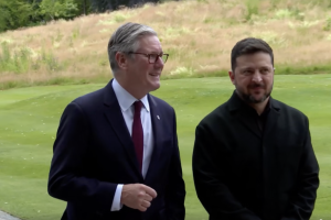 Zelensky, Starmer discuss UK role in restoring war-damaged Kyiv Pechersk Lavra