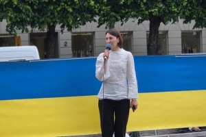 У Стокгольмі на щотижневому мітингу солідарності виступили урядовці України та Швеції