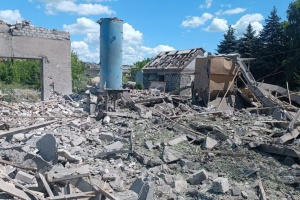 Russian attack in Sloviansk leaves private enterprise workshop destroyed, one person injured