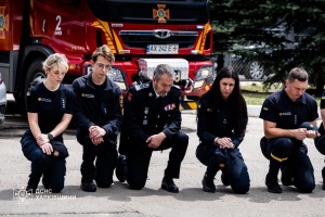 У Харкові попрощалися з рятувальниками, які загинули внаслідок російської атаки 15 червня
