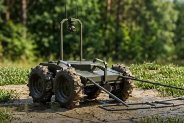 Un nouveau robot démineur pour des Forces armées ukrainiennes