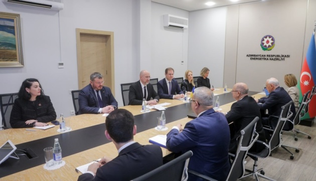 Шмигаль зустрівся із міністром енергетики Азербайджану 