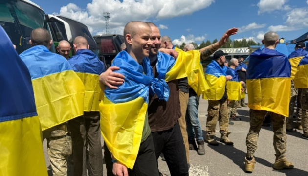 Із російського полону повернулися 186 українців