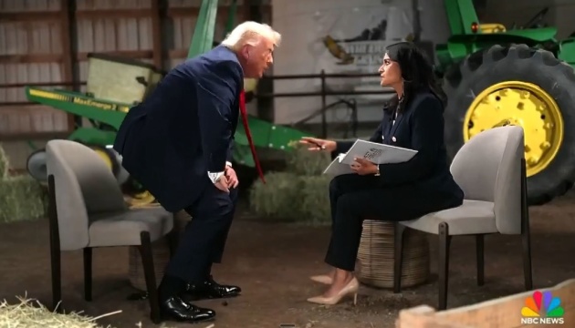 Трамп пішов посеред інтерв’ю через незручні питання