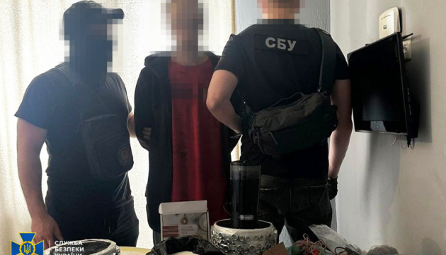 Russian agent detained in Kharkiv after preparing 12 kg of explosives for terror attacks
