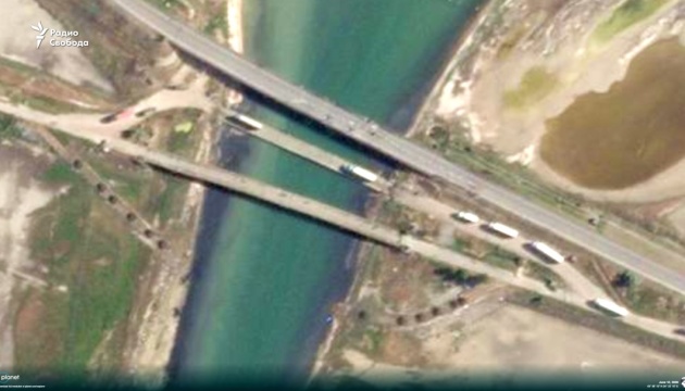 Truck traffic jams form near Chonhar bridge after strikes – satellite images